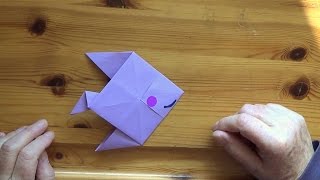 How to fold yourself a fish in a bit more than three minutes  Fisch falten  Origami Style [upl. by Bobbette]