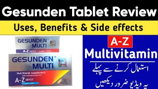 Gesunden Multi Tablet Review  Benefits amp Uses Of Gensunden Multi Tablets  Dr Pharmacist [upl. by Oiluj]