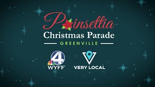 Greenvilles Poinsettia Christmas Parade 2024 [upl. by Neelrahc]