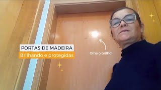 Como limpar e proteger sua PORTA DE MADEIRA dos insetos que acabam com ela Coisas Fáceis [upl. by Aziar399]