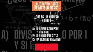 Que tanto sabes de matemáticasP1 matemática preguntas preguntasyrespuestas respuestas acertijo [upl. by Ika]