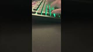 Typing on a Razer Cynosa V2 Gaming Keyboard asmr [upl. by Clevey]