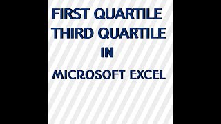 AVERAGE MAXIMUM1ST AND 3RD QUARTILE [upl. by Zippel]