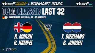 MarshHampel vs BiermansJongen  Last 32  ITSF 2024 World Series Leonhart Open Classic [upl. by Inej]