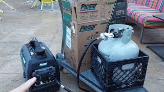 Pulsar Model GD400BN 4000 peak watts generator review [upl. by Robinette892]