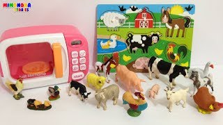 Aprende Nombres y Sonidos de Animales dela Granja🐷🐮🐴 Juegos para niños✨Mimonona Stories [upl. by Lissa405]