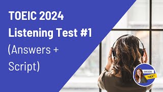 TOEIC Full listening test 2024 answers  transcript [upl. by Tolman]