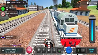 Indonesian Train Sim Game Android Gameplay Videos  Train Games Download [upl. by Tala]