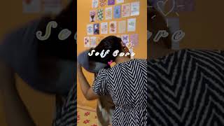 Self care routine 💕 selfcare love aesthetic morningvibes minivlog morningroutine hairoil [upl. by Naelopan676]