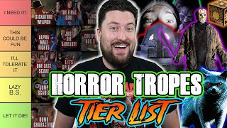 Ranking Horror Movie Tropes  Tier List [upl. by Asen]