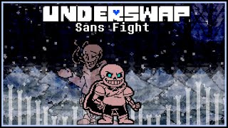 Underswap Sans Fight  UNDERTALE Fangame  Dragon113s Take [upl. by Jaal]