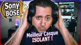 Les meilleurs casques audio à réduction de bruit  Bose Qc35 Vs Sony Xm3 [upl. by Ylelhsa]