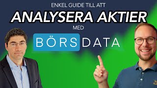 ANALYSERA AKTIER med BÖRSDATA för nybörjare [upl. by Anassor]