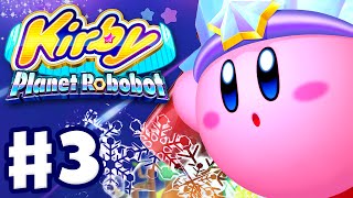 Kirby Planet Robobot  Gameplay Walkthrough Part 3  Area 3 Overload Ocean Nintendo 3DS English [upl. by Aliehs]