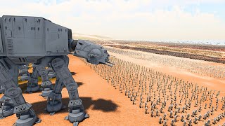 LAST STAND OF HUMANITY amp STAR WARS ARMY AGAINST 6 MILLION GIANTS amp ZOMBIES  Battle Simulator 2 [upl. by Ttessil]