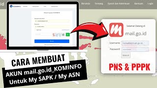 CARA MEMBUAT AKUN mailgoid Untuk MYSAPKMY ASN  RESMI DARI KOMINFO pnsmail mailgoid [upl. by Aleibarg448]