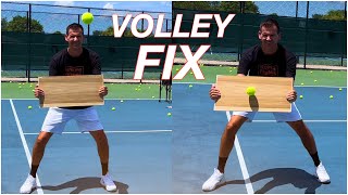 Elbow Correction Drills for Forehand amp Backhand Volleys 🪵 [upl. by Jammal]