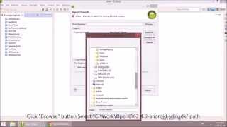Part V  Eclipse Configuration With OpenCV Android SDK [upl. by Adaran]