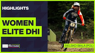 BielskoBiala  Women Elite DHI Highlights  2024 WHOOP UCI Mountain Bike World Cup [upl. by Enixam]