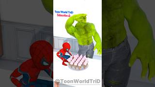 🍓 SpiderMan’s Sneaky Bite—Hulk’s Strawberry Ice Cream Gone 😏 gta [upl. by Chud937]