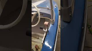 1965 Chrysler Lone Star Boat update Fiberglass work and paint [upl. by Gnouv974]