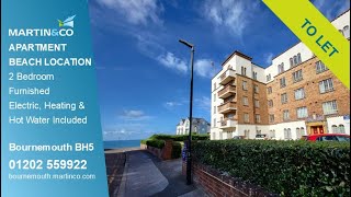 TO LET 2 Bed Apartment Furnished Beach Location in Bournemouth [upl. by Otrebmal]