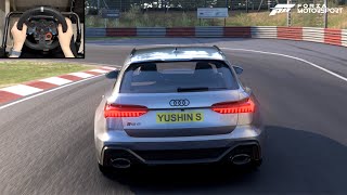 Audi RS6  Nürburgring Nordschleife  Forza Motorsport 4K Gameplay [upl. by Zzahc]