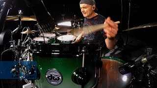 Virgil Donati plays DW Drums 100 GoPro [upl. by Olenta]