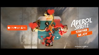 APEROL SPRITZ  Together We Joy TVC 2021  30s [upl. by Ecnesse]