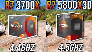 Ryzen 7 3700X vs Ryzen 7 5800X3D  Big Difference [upl. by Ahselet]