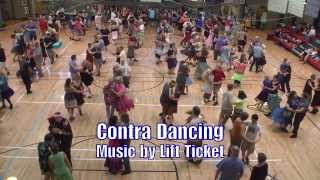 Contra Dancing  Six Bands  Short Clips of Each [upl. by Elboa]