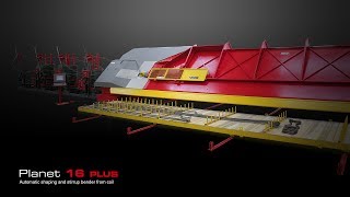 MEP GROUP PLANET 16 PLUS Shaping and Stirrup centres from rebar coil [upl. by Senilec]