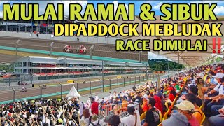 MULAI RAMAI amp SUPER SIBUK PENONTON WSBK SIRKUIT MANDALIKA [upl. by Atinnek]