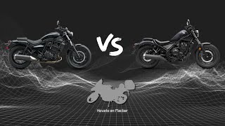 COMPARATIVA KAWASAKI ELIMINATOR 500 vs HONDA REBEL 500 [upl. by Kuhn317]