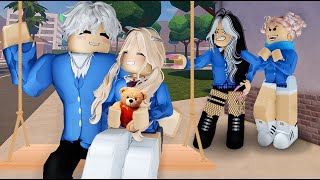 💖 School Love  From Childhood Friend to boyfriend EP1  Roblox story [upl. by Cacia739]