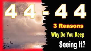 3 Reasons Why Are You Seeing 4444  4444 Angel Number Meaning [upl. by Nitaj]