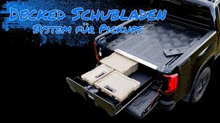 Decked Schubladen System für Pickups Overlander Handwerker Jäger ect [upl. by Eikciv113]