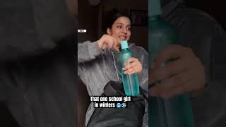 Part1 that one school girl in winters ❄️🥶 ytshorts shortsfeed viralvideo trending shorts [upl. by Jarad942]