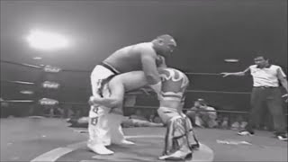 Jinsei Shinzaki  Nenbutsu Powerbomb FMW 1998 [upl. by Cordell11]