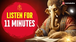 ACHIEVE ANYTHING with these Powerful Ganesha Mantras  mahakatha [upl. by Nichani89]