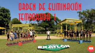 Eliminaciones de Exatlon Temporada 1 [upl. by Nohsreg439]