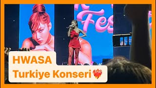 HWASA TURKIYE CONCERT 2024❤️‍🔥 [upl. by Emawk]