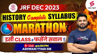 UGC NET Dec 2023 History Marathon  JRF History Complete 4 Hour Marathon  Ashwani Sir [upl. by Ailecara]