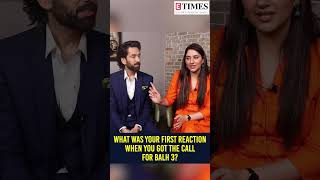 Nakuul Mehta and Disha Parmar on their reaction on getting BALH 3 call [upl. by Aloel]