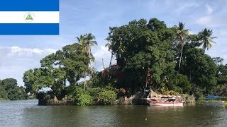 Nicaragua Granada Isletas boat tour San Pablo Fort Restaurante El Pirate [upl. by Latsirk287]