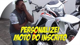 PERSONALIZEI A MOTO DE UM INSCRITO  CIROBROS [upl. by Cissie120]