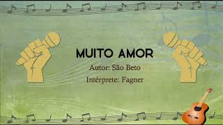 Muito Amor  Fagner  Karaokê [upl. by Carley158]