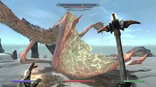 Skyrim Dragon Location Skyborn Altar [upl. by Groveman]