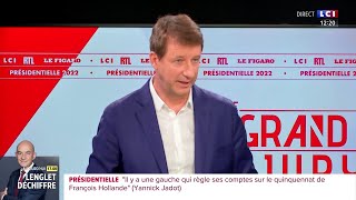 Yannick Jadot  quotJe suis la seule candidature écologistequot [upl. by Ramuk139]