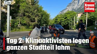 Tag 2 Klimaaktivisten legen ganzen Stadtteil lahm  kronetv NEWS [upl. by Wald]